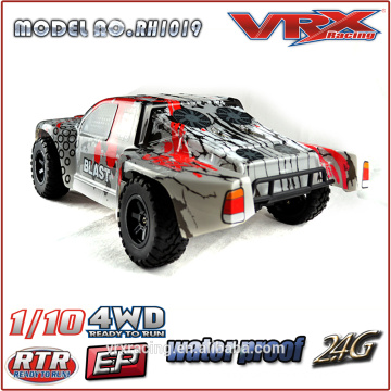 Skala von 1/10 brushless Kurzplatz LKW mit 2,4 GHz Funk, elektrische RC Spielzeugauto 4WD